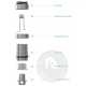 JOYETECH Evic-VT CLR-Ti atomizer 
