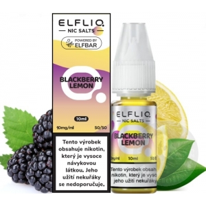 E-LIQUID ELFIQ SALT  BLACK BERRY LENOM 10 ml 20 mg