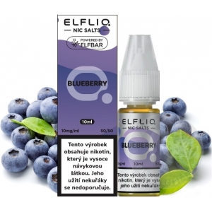 E-LIQUID ELFIQ SALT BLUEBERY 10 ml 20 mg